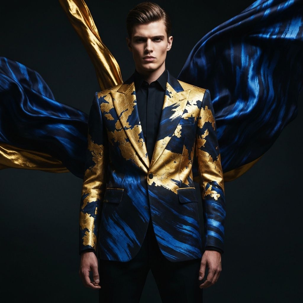 Met Gala "Midnight Reverie" Silk Jacket